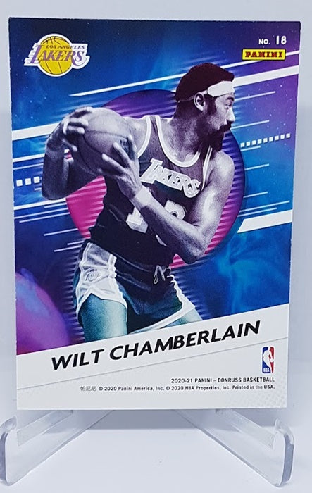 2020-21 Panini Donruss Retro Series Gold Press Proof Wilt Chamberlain #18