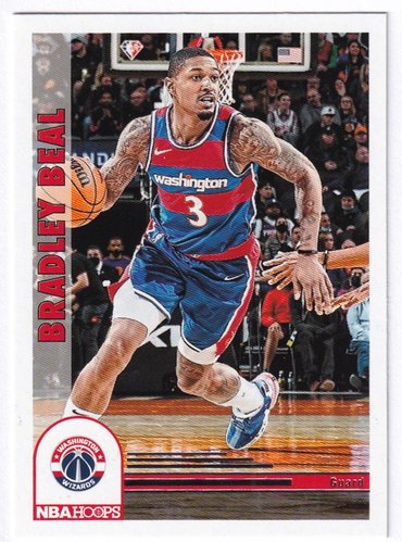 2022-23 Panini Hoops Tribute Bradley Beal Wizards #295