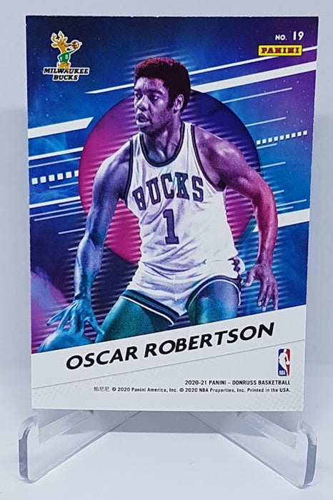 2020-21 Panini Donruss Retro Series Gold Press Proof Oscar Robertson #19