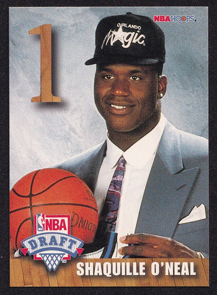 1992-93 Skybox NBA Hoops Draft RC Shaquille O'Neal Orlando *2