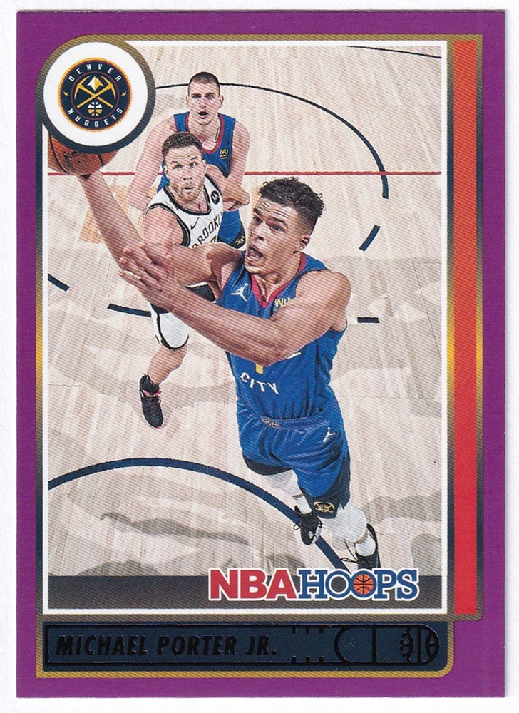 2021-22 Panini Hoops Purple Michael Porter Nuggets #21