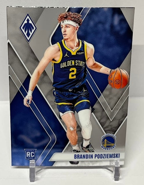 2023-24 Panini Phoenix RC Brandin Podziemski Warriors #295