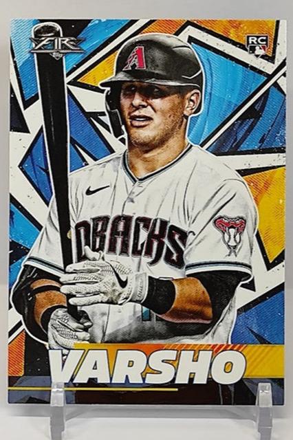 2021 Topps Fire RC Daulton Varsho Arizona #12