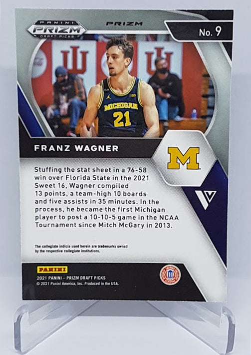 2021-22 Panini Prizm Draft Picks Tiger Stripes Scope RC Franz Wagner Magic #9