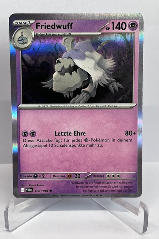 Pokemon Karmesin & Purpur Friedwuff 106/198 Deutsch #99