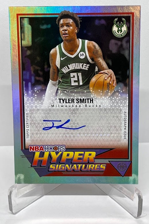 2025-26 Topps Hoops Hyper Signatures AU Tyler Smith Milwaukee Bucks