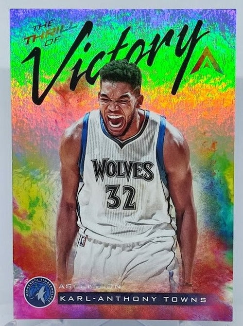 2017-18 Panini Ascension Thrill of Victory Karl-Anthony Towns Minnsota