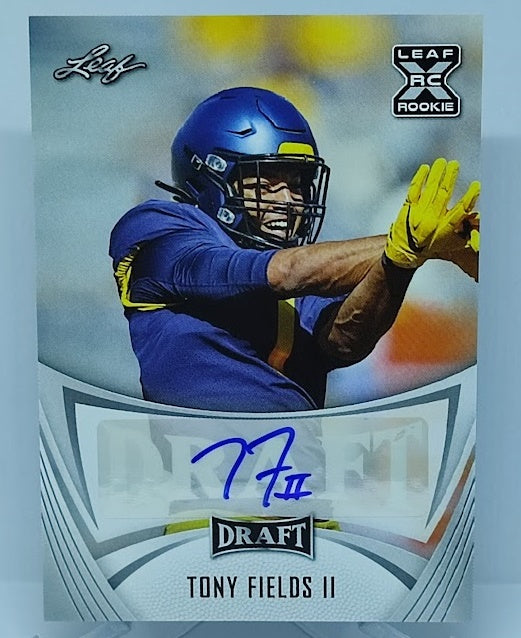 2021 Leaf Draft Autograph RC Tony Fields II *1