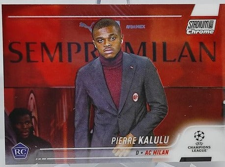 2021-22 Topps UCL Stadium Club RC Pierre Kalulu AC Milan #20