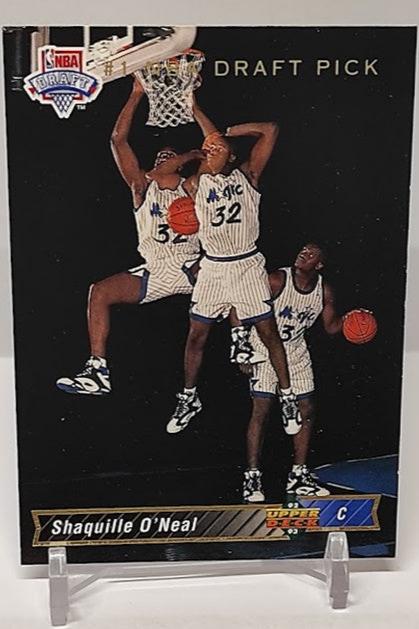 1992-93 Upper Deck NBA Draft Pick RC Shaquille O'Neal #1 *2