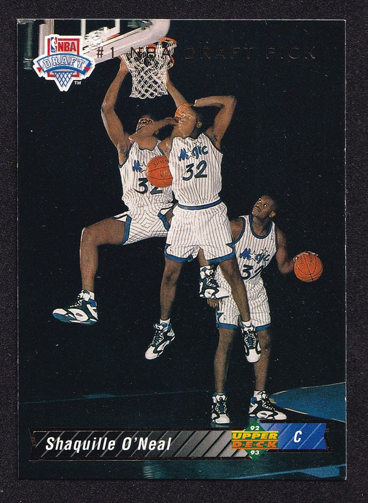 1992-93 Upper Deck NBA Draft Pick RC Shaquille O'Neal #1 *2