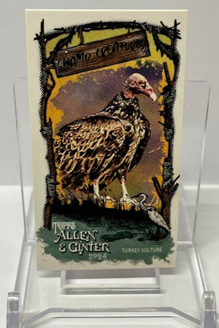 2024 Topps Allen & Ginter Swamp Creatures Turkey Vulture #15