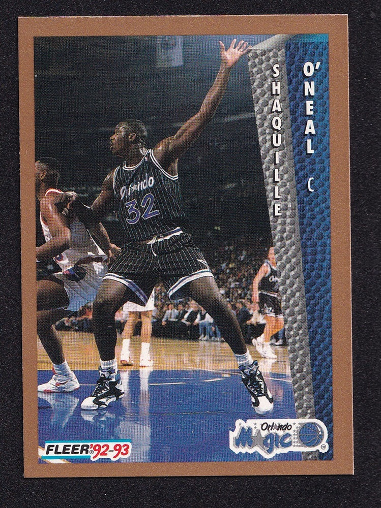 1992-93 Fleer RC Shaquille O'Neal Orlando #37 *2