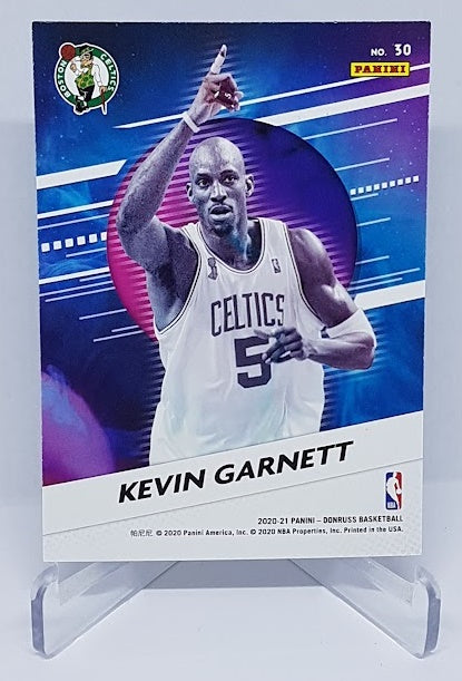 2020-21 Panini Donruss Retro Series Gold Press Proof Kevin Garnett #30