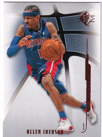 2008-09 Upper Deck NBA SP Allen Iverson Pistons #61