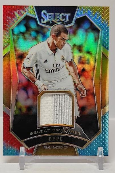 2016-17 Panini Select Swatches Pepe Real Madrid 06/30 #70 *2