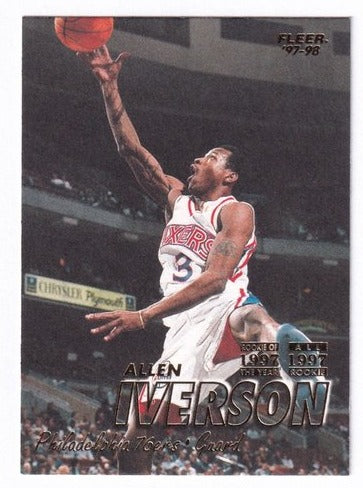 1997-98 Fleer Allen Iverson 76ers #3