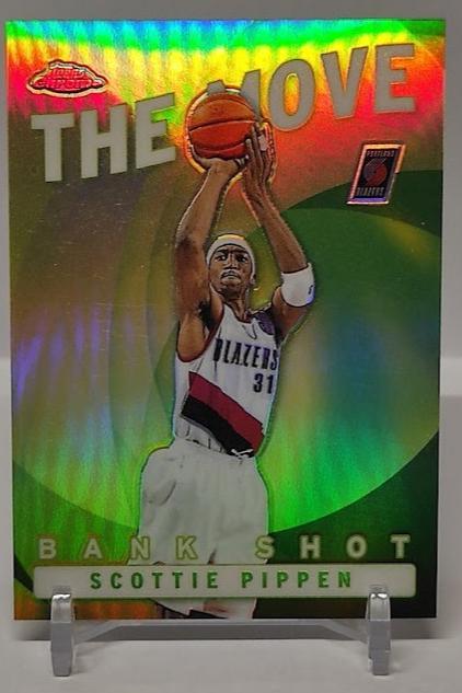 2002-03 Topps Chrome The Move Refractor Scottie Pippen Portland *2