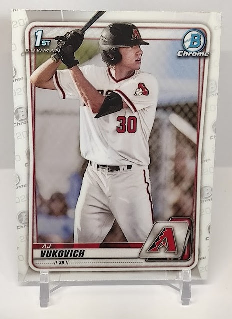 2020 Topps Bowman Chrome 1st RC AJ Vukovich Arizona