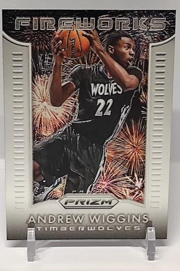 2015-16 Panini Prizm Fireworks Andrew Wiggins Minnesota #32