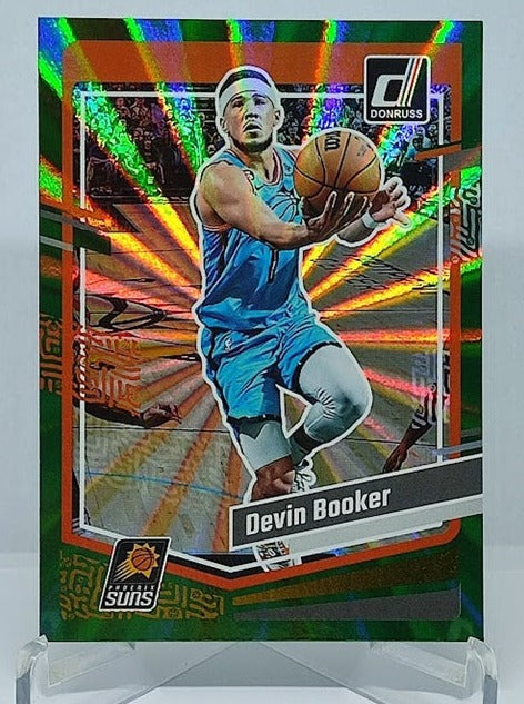 2023-24 Panini Donruss Green Laser Devin Booker Suns #43