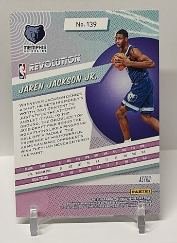 2018-19 Panini Revolution Astro RC Jaren Jackson jr Memphis #139