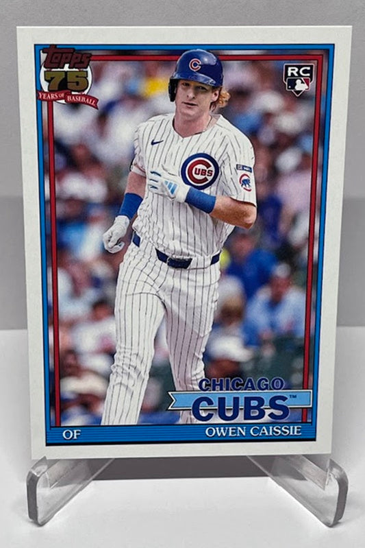 2026 Topps Series 1 RC Owen Caissie Cubs #T91-10