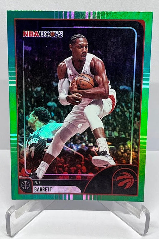 2025-26 Topps Hoops Green RJ Barrett Toronto Raptors #125