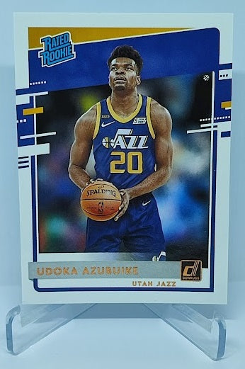 2020-21 Panini Donruss Rated Rookie Udoka Azubuike Utah Jazz #214