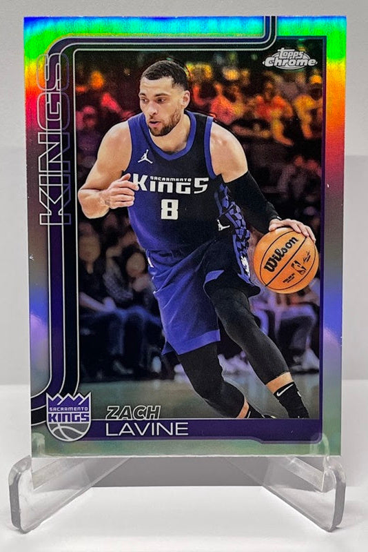 2025-26 Topps Chrome Refractor Zach Lavine Sacramento Kings #232