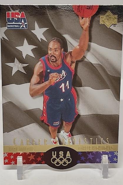 1996 Upper Deck Career Statistics Karl Malone Team USA *2