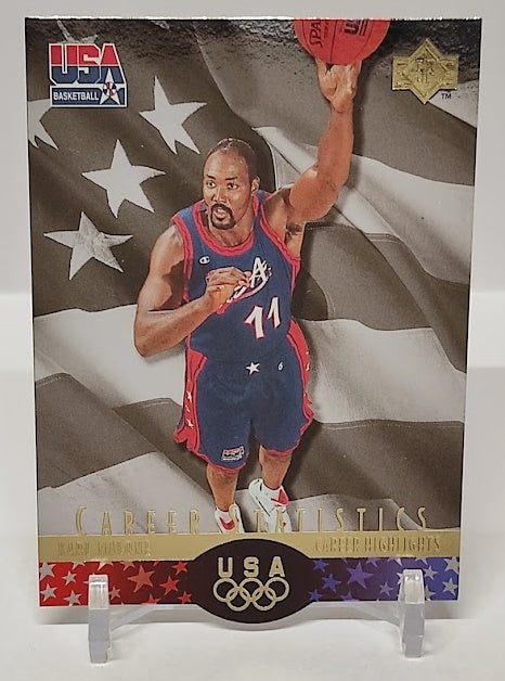 1996 Upper Deck Career Statistics Karl Malone Team USA *2