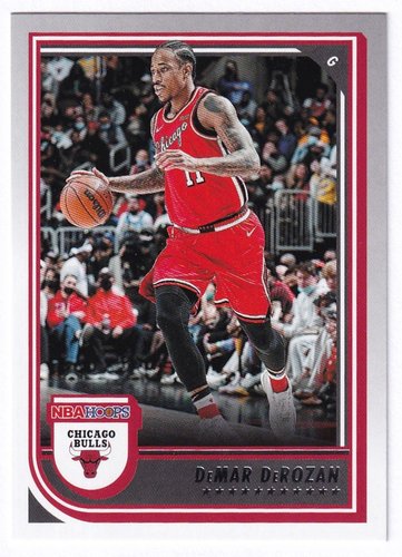 2022-23 Panini Hoops DeMar DeRozan Bulls #75