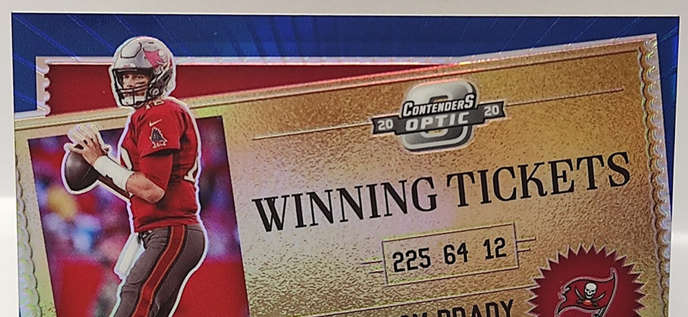 2020 Panini Contenders Optic Winning Tickets Tom Brady 80/99 *2