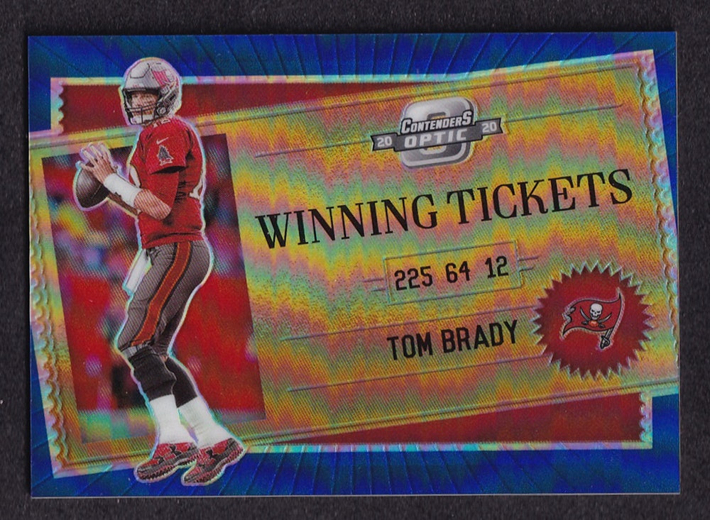 2020 Panini Contenders Optic Winning Tickets Tom Brady 80/99 *2