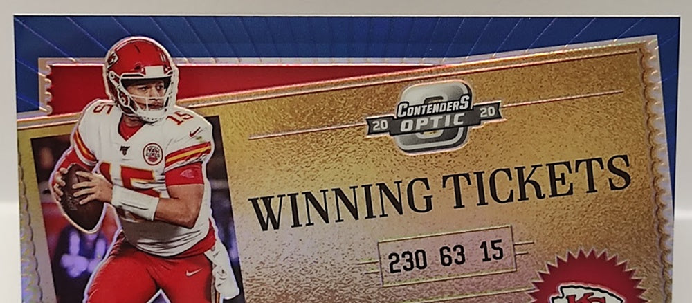 2020 Panini Contenders Optic Winning Tickets Patrick Mahomes 42/99 *2