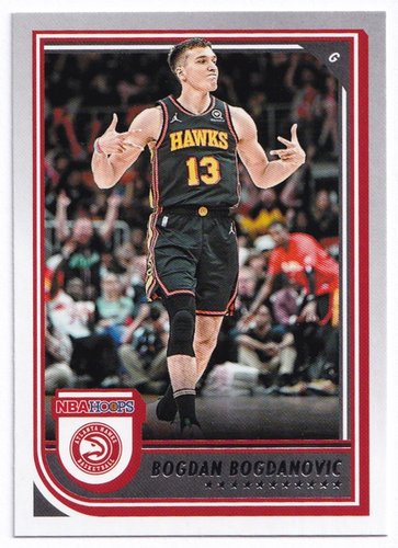 2022-23 Panini Hoops Bogdan Bogdanovic Hawks #84