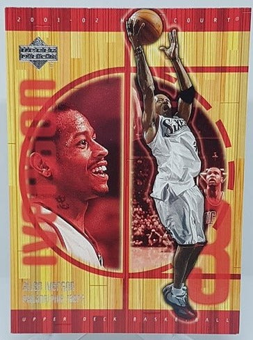 2001-02 Upper Deck Hardcourt Allen Iverson 76ers #61