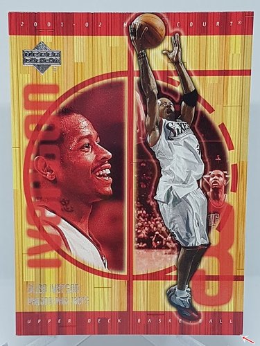 2001-02 Upper Deck Hardcourt Allen Iverson 76ers #61