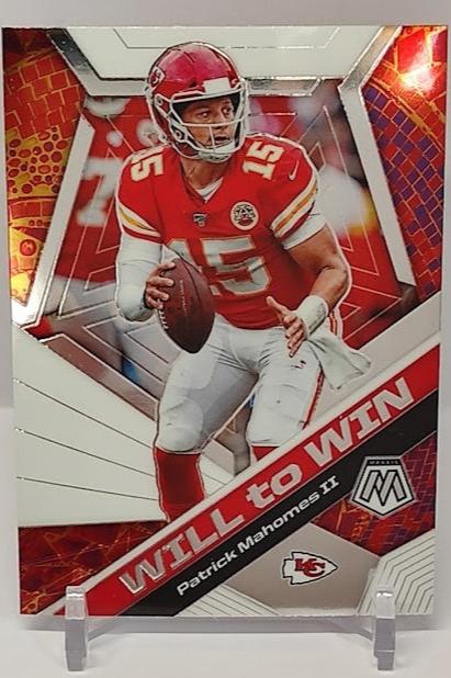 2020 Panini Mosaic Will To Win Patrick Mahomes Chiefs *2