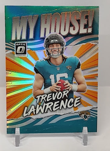 2021 Panini Donruss Optic Prizm My House Trevor Lawrence Jaguars