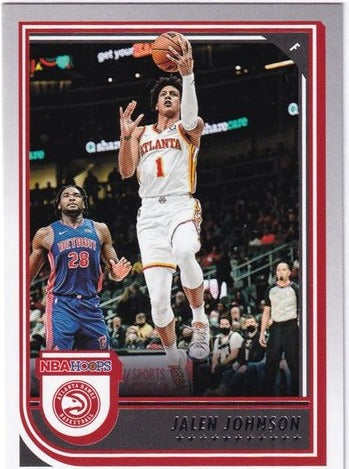 2022-23 Panini Hoops Jalen Johnson Hawks #86