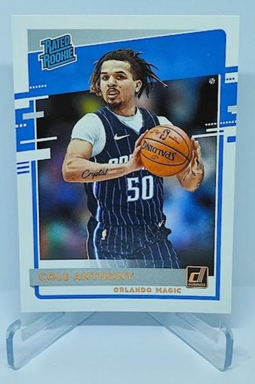 2020-21 Panini Donruss Rated Rookie Cole Anthony Orlando #208