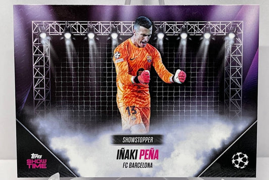 2024-25 Topps Showtime Showstopper Inaki Pena FC Barcelona *5