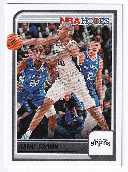 2023-24 Panini Hoops Jeremy Sochan Spurs #54