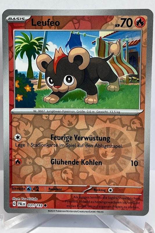 Pokemon Entwicklungen in Paldea Leufeo 031/193 Reverse Holo Deutsch #99