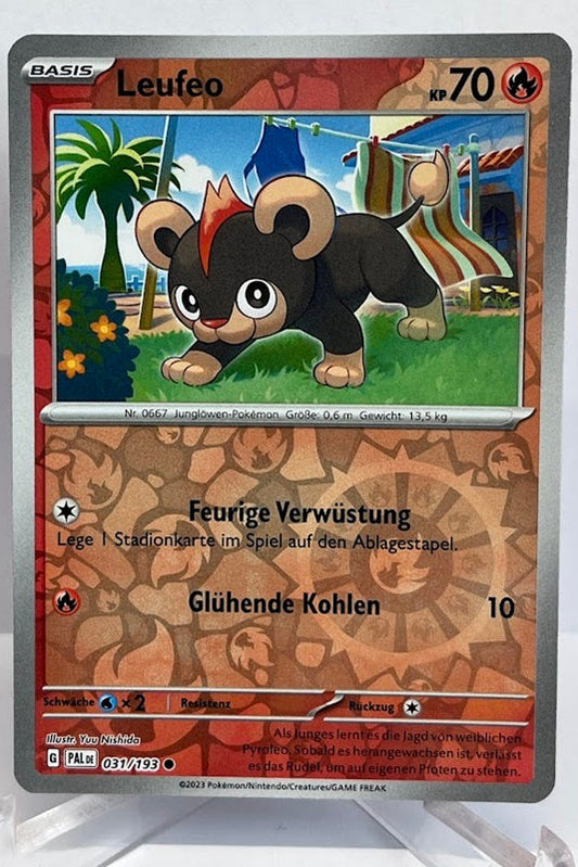 Pokemon Entwicklungen in Paldea Leufeo 031/193 Reverse Holo Deutsch #99