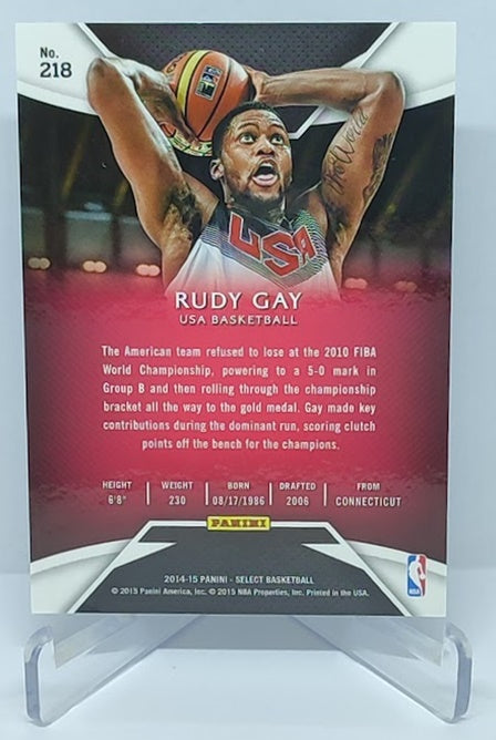 2014-15 Panini Select Team USA Rudy Gay #218