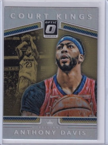 2017-18 Panini Donruss Silver Prizm Anthony Davis Pelicans #22