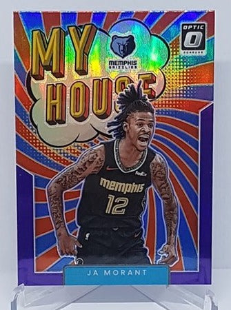 2021-22 Panini Donruss My House Purple Prizm Ja Morant Grizzlies #12